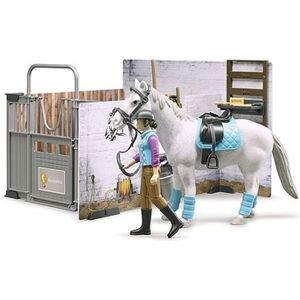 Bruder Coffret Ecurie - - Bworld - Cavalière Cheval Et Accessoires Multicolore - Publicité