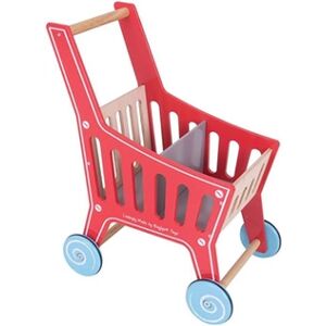 Bigjigs Jeu en bois - Chariot de supermarché - Publicité