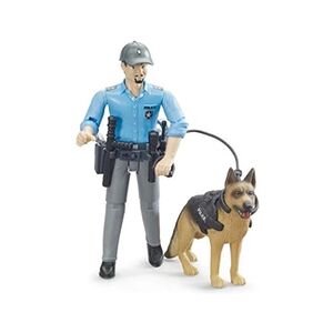 Bruder bworld Policier avec chien - Publicité