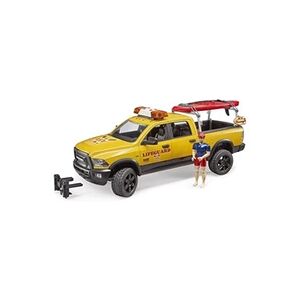 Bruder Power Wagon RAM 2500 pour maître-nageur avec figurine, Stand Up Paddle et module son et lumière - Publicité