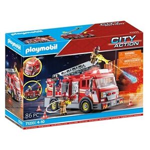 PLAYMOBIL City Action 71233 Camion de pompiers avec grande échelle - Publicité