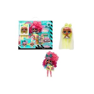 Lol Surprise Tweens Surprise Swap Fashion Doll - Curls-2- Crimps Cora - 1 poupée Tweens 17 cm, 1 mini tête à coiffer + Accessoires - Publicité