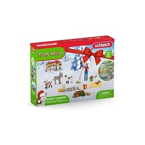 Schleich Calendrier de l'avent Farm World 2023 - 98983 - Gamme Farm World - Publicité