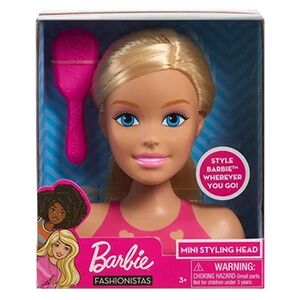 GIOCHI PREZIOSI Barbie Tête à Coiffer 16 Cm - Multicolore - Publicité