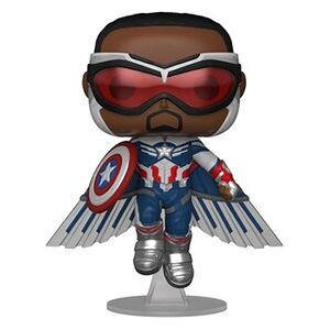 Funko Figurine Pop The Falcon and Winter Soldier Captain America WMT - Publicité