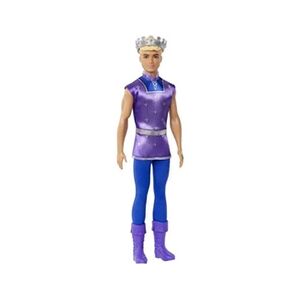 Barbie Poupée mannequin Ken Prince Blond HLC23 Tunique satin et Bottes de cavalier - Publicité