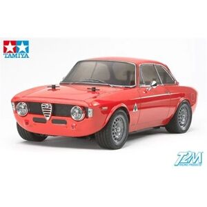 Tamiya Voiture de tourisme électrique Alfa Romeo Giulia Sprint GTA 58486 propulsion arrière brushed kit à monter 1:10 - Publicité