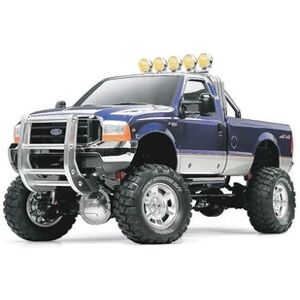 Tamiya Monstertruck électrique Ford F-350 High Lift brushed 4 roues motrices (4WD) kit à monter 1:10 - Publicité