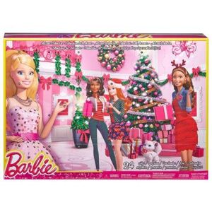 Calendrier de l'avent Barbie habillages et accessoires Mattel - Publicité