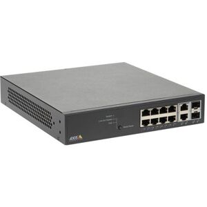 Axis Communications Axis T8508 PoE+ Network Switch - Commutateur - Géré - 8 x 10/100/1000 (PoE+) + 2 x SFP Gigabit combo (liaison montante) - de bureau, Montable sur rack - PoE+ (130 W) - pour AXIS A1610, C1410... Publicité