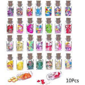 Poupée Pot De Nourriture Bouteille En Verre 10 pcs Mini Kit De Fruits Rat Pour Poupée Bricolage Scène Jeu Jouets - Publicité