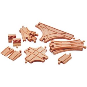 Brio WORLD Coffret rails aiguillages pour circuit de train evolution avance