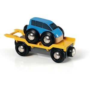 Brio WORLD Figurine wagon transport de voiture et rampe 33577