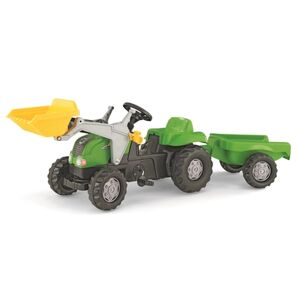 rolly toys Tracteur enfant a pedales rollykid-X pelle remorque 023134