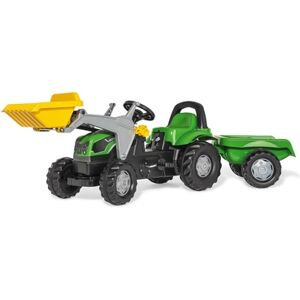 rolly toys Tracteur enfant a pedales rollykid Deutz pelle et remorque 023196