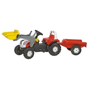 rolly toys Tracteur enfant a pedales rollykid Steyr 6190 CVT pelle remorque...