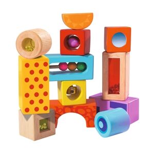 Eichhorn Briques enfant sonores Color, bois, 12 pieces