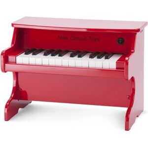 New Classic Toys® New Classic Toys Piano electrique enfant 25 touches rouge bois