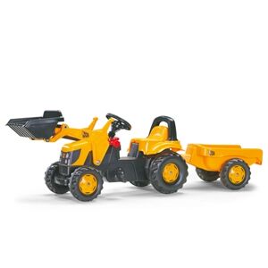 rolly toys Tracteur enfant a pedales rollyKid JCB pelle remorque rollyKid 023837