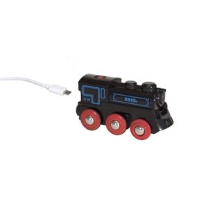 Brio WORLD Figurine locomotive rechargeable mini USB 33599
