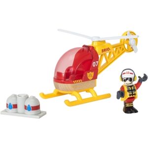 Brio WORLD Figurine helicoptere des pompiers 33797