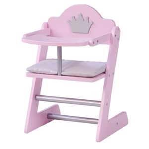 ROBA Chaise haute pour poupee Princesse Sophie, laque rose