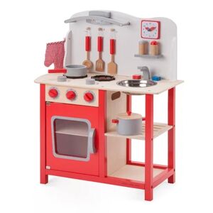 New Classic Toys® New Classic Toys Cuisine enfant Bon Appétit bois rouge, accessoires
