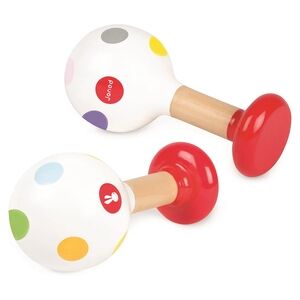 Janod® Maraca enfant Confetti lot de 1