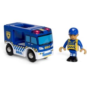 Brio WORLD Figurine camion de police, son et lumière 33825