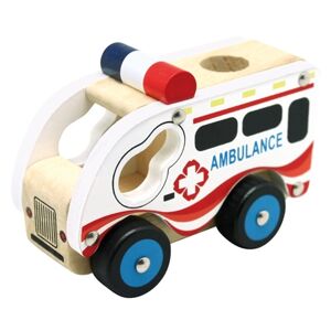 Bino Figurine ambulance bois