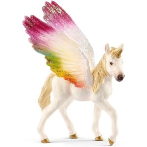 Schleich Figurine poulain licorne arc-en-ciel 70577