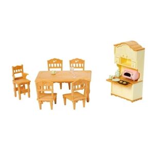 Sylvanian Families® Figurine maison de campagne salle a manger 5340