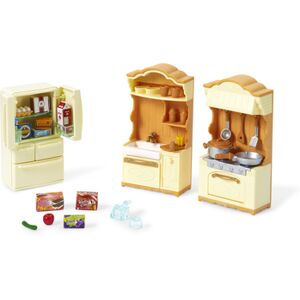 Sylvanian Families® Figurine maison de campagne cuisine refrigerateur 5341