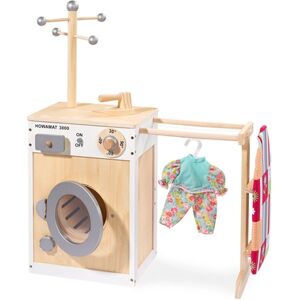 howa® Machine a laver enfant sechoir, bois