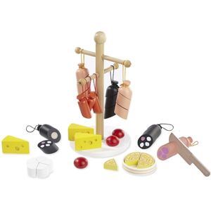 howa® Kit accessoires saucisses fromages pour marchande enfant bois