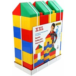 WADER QUALITY TOYS Briques de jeu XXL, 36 pièces