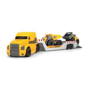 DICKIE Toys Camion enfant transport de vehicules Mack/Volvo Micro Builder Truck