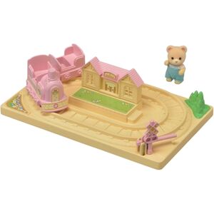 Sylvanian Families® Figurine train tchou-tchou et Jason bebe ours 5320