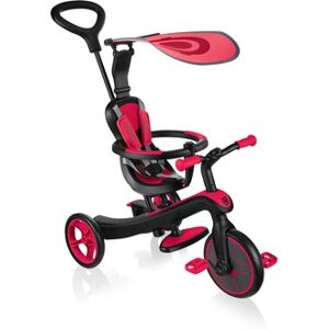 Globber Tricycle draisienne évolutif Explorer Trike 4en1, rouge