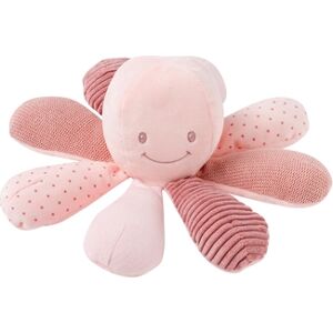 Peluche d'activité pieuvre Lapidou rose