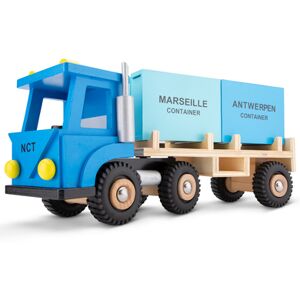 New Classic Toys® New Classic Toys Figurine camion a conteneurs bois