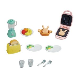 Sylvanian Families® Figurine ensemble petit-dejeuner et grille-pain 5444