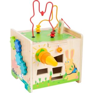 small foot® Cube de motricité lapin bois