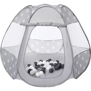 knorr toys® knorr® toys Tente enfant Bellox Grey white stars, 50 balles