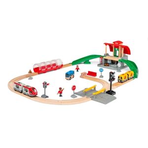 Brio ® WORLD Circuit de train gare centrale bois 33989