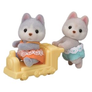 Sylvanian FamiliesA® Figurine jumeaux husky 5638