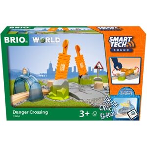 Brio Passage a niveau aventure pour circuit de train Smart Tech Sound 33965