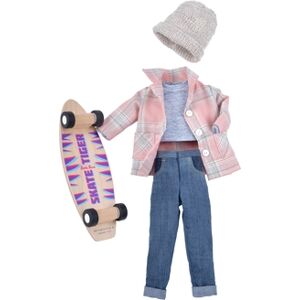 Käthe Kruse Vetement de poupee tenue de rue skateboard