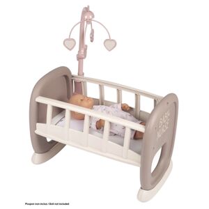 Smoby Berceau à barreaux de poupée mobile Baby Nurse