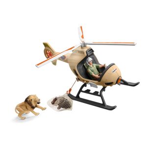 schleich® Figurine helicoptere pour sauvetage d?animaux 42476